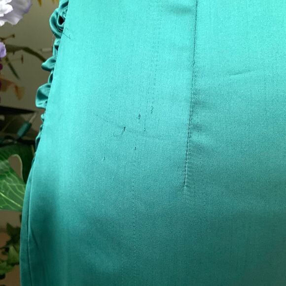 Zara SATIN LINGERIE STYLE DRESS in Duck Blue - Picture 14 of 16